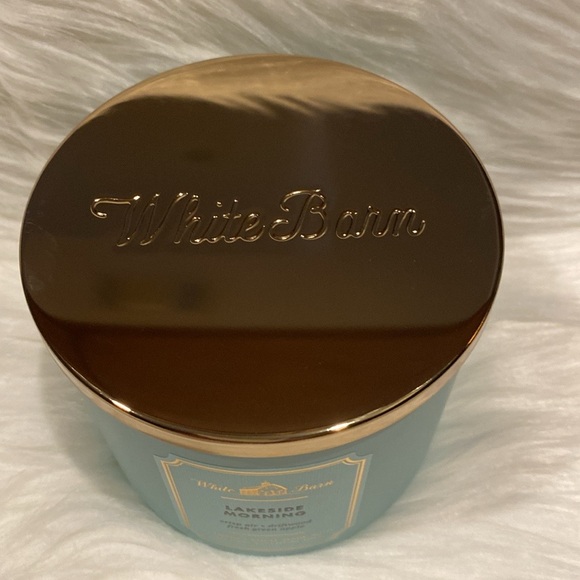 “LAKESIDE MORNING” by Bath & Body Works & White Barn, 3-Wick Scented Candle, NWT - Picture 5 of 6